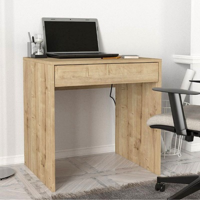 TopMebel Меламиново бюро Mida в цвят сапфирен дъб 72x60x73, 8см