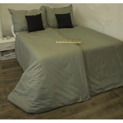 PATRICIUS Damašok obliečky Danube 2 mm sivý francúzsky set 220x220 2x70x90 zips
