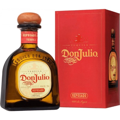 Don Julio Tequila Reposado 100% de Agave 38% 0,7 l (kartón)