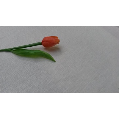 Ľanová tkanina biela šírka 150 cm