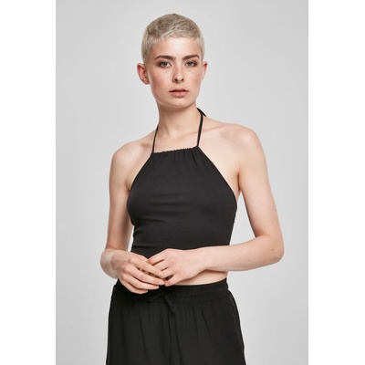 Urban Classics Комплект от 2 дамски топа в черно и бяло Urban Classics Ladies Cropped Neckholder Top 2-PackUB-TB3403A-00826 - Бял, размер XL