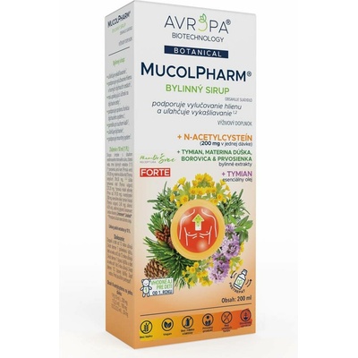 Avropa MucolPharm bylinný sirup 200 ml