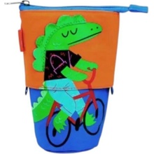 Keyroad krokodíl stojacie oranžovo modré