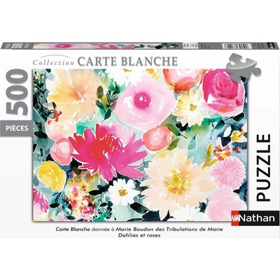 Nathan Dahlias and roses 500 dielov