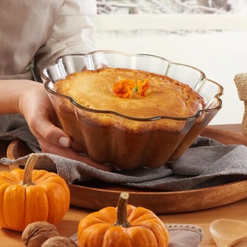 Image 1 of Borcam Форма кекс йенско стъкло borcam КЪДР. 22СМ (59114)