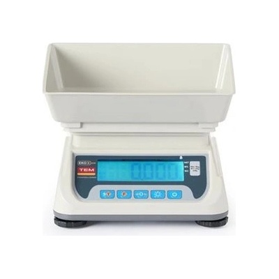 Kuchynská váha LCD s certifikáciou, rada ECO+, TEM, 255x264x(v)189mm TEKO+LCD06T-P1H
