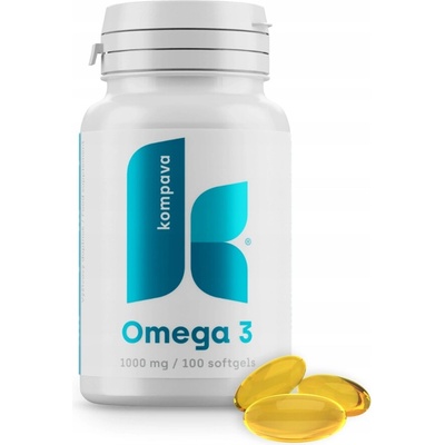 Kompava Omega 3 100 kapslí