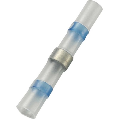 TRU COMPONENTS 736437 krimpovacie spojka so zmršťovacou bužírkou 1 mm² 2.50 mm² úplne izolované modrá 20 ks
