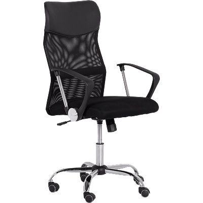 Carmen Президентски стол Carmen 6590 - черен (3520246)