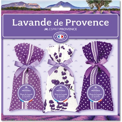Esprit Provence Levandule Sada levandulových pytlíků 3 ks – Zboží Dáma
