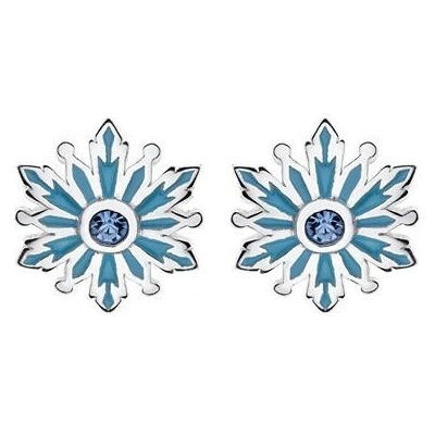 Disney stříbrné peckové náušnice Vločky Frozen ES00025SRJL.CS
