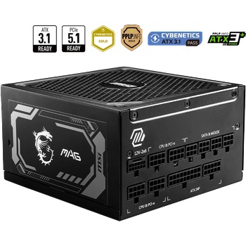 MSI MAG A1000GL 1000W PCIE5 80 PLUS Gold (306-7ZP9B11-CE0)