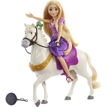 Mattel Disney princezna Locika & kůň Maximus