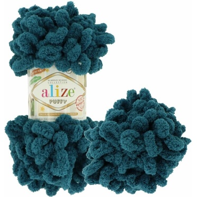Alize Puffy 985 petrolejová modrá