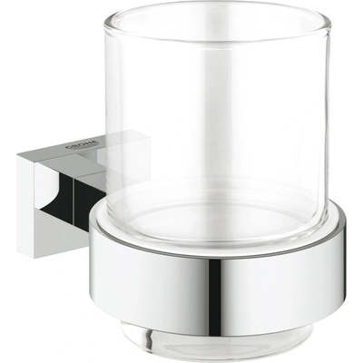 GROHE Essentials Cube - Držiak pohára, mydelničky a dávkovača 40508001