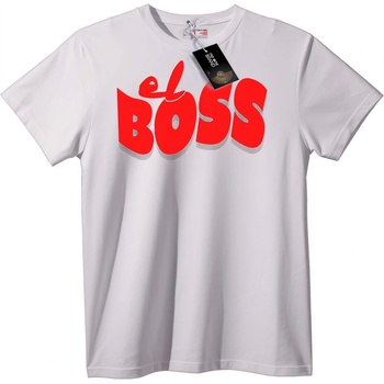 NOONEBRAND Тениска Шефът - 2XL, White