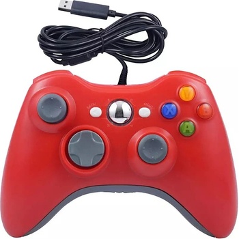 PSko drátový ovaldač pro Xbox 360 červený 5984