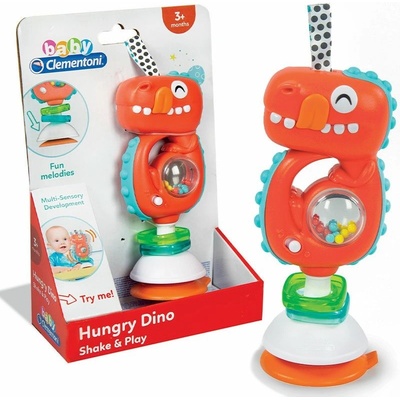 Clementoni Chrastítko elektronické Hungry Dino