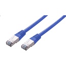 C-Tech CB-PP5F-2B patch, Cat5e, FTP, 2m, modrý
