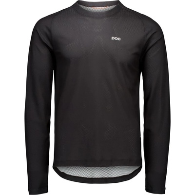 POC Мъжка фланелка с дълъг ръкав за колоездене POC Motion Air L/S Jersey Cycling jersey - Uranium Black - размер XL (056-3686-0515)