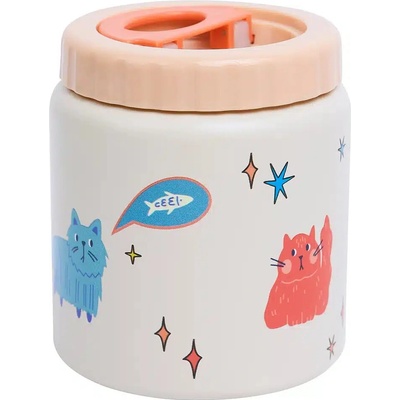 The Cotton Cloud termo dóza MEOWTIFUL CATS 500 ml