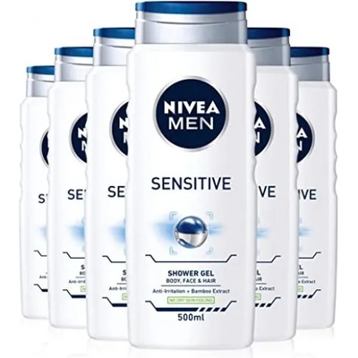 Nivea Men Sensitive - Душ гел за мъже за чувствителна кожа