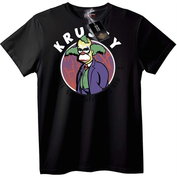 NOONEBRAND Тениска Krusky Клоун - S, Black