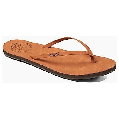 Reef žabky Leather Uptown Wms hnědá – Hledejceny.cz