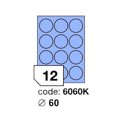 Rayfilm 60 mm 300 archů, matně modrá, R0123.6060KD
