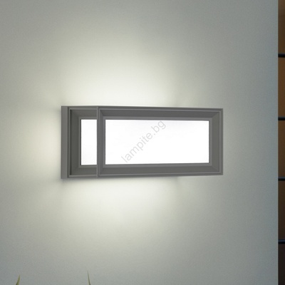 Brilagi - Външно настенно осветително тяло PARKER 1xE27/60W/230V сиво IP44 (BG4615)