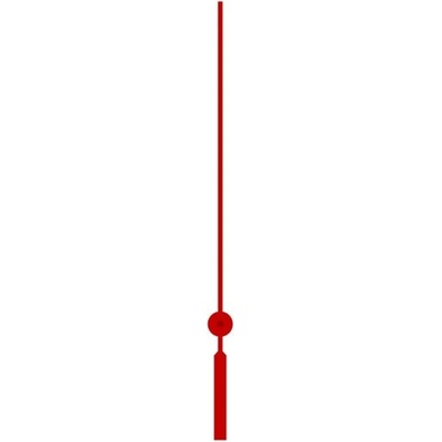 Sekundová ručička 83 mm - červená /11