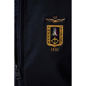 Aeronautica Militare суичър с цип мъжки от памук с еластан (FE2089UF00662)