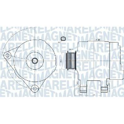MAGNETI MARELLI Generátor 063732033010