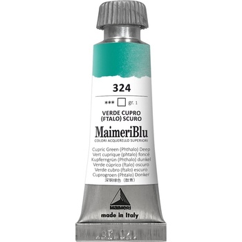 Maimeri Blu Акварелна боя Cupric Green Deep 324 12 ml 1 бр (M1609324)