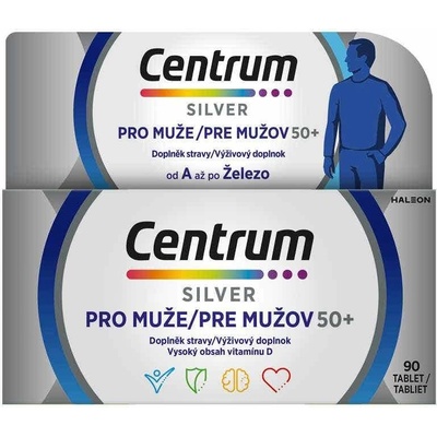 Centrum Silver multivitamín pre mužov nad 50 rokov 90 tabliet
