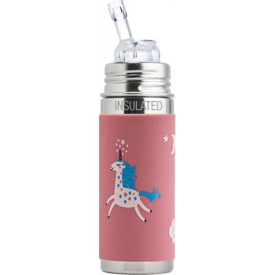 Pura Termo láhev s brčkem mint 260 ml