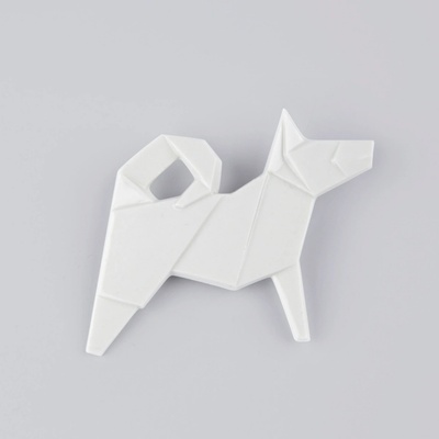 StehlikDesign brož pes bílá 0130