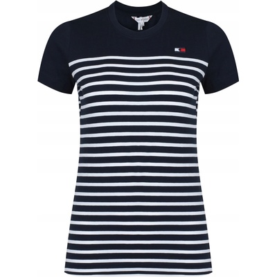 Tommy Hilfiger blúzka s krátkym rukávom strih klasická