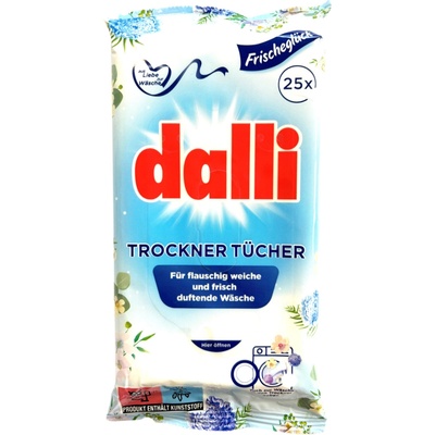 DALLI Vlhčené obrúsky do sušičky 25 ks