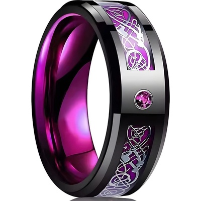 HARAHU Пръстен GA-31921 - Черен / Лилав / 65mm KP31921 (GA-31921)