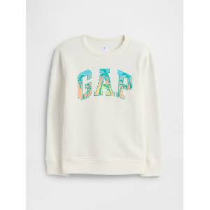 GAP Детски суитшърт с логото на GAP GAP | Byal | Момчешки | 104/110