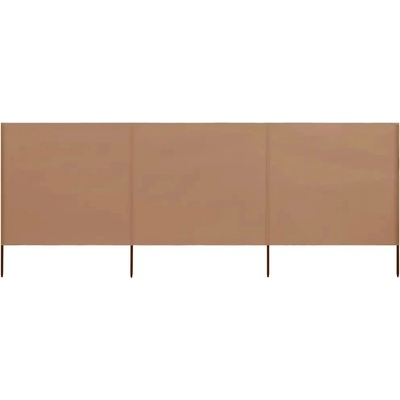 VidaXL 47143 Paraván béžová a hnědá 400 cm x 4 m x 110 cm