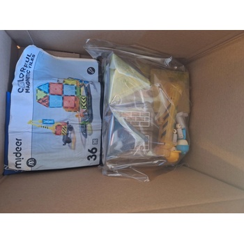 Mideer Barevná magnetická stavebnice Stavitelé 36 ks