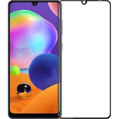 Извит 3D удароустойчив стъклен протектор покриващ целия екран за Samsung Galaxy A05s - с черна рамка