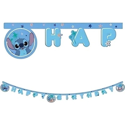 Procos Procos Girlanda Happy Birthday Stitch – Sleviste.cz