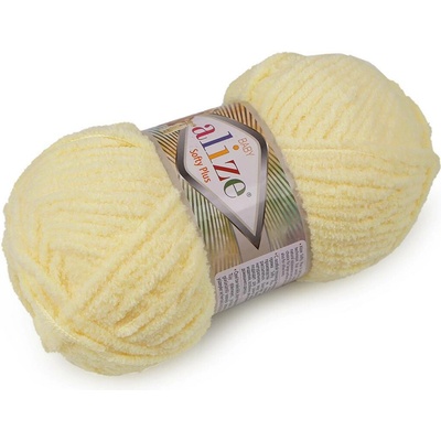 Pletací příze Alize Softy Plus 100 g Varianta: 8 (13) žlutá světlá, Balení: 1 ks 56546/143146/261102