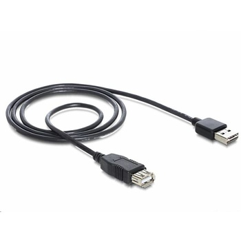 Delock Удължителен кабел, DeLock, USB 2.0, 1 m, черен (83370) (83370)
