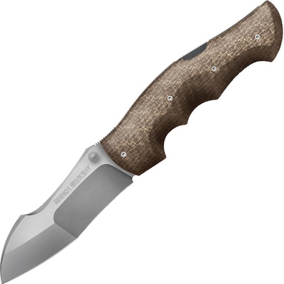 Viper Rhino-1 Stonewash, Brown Burlap Micarta V5903IM
