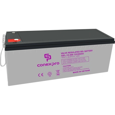 Conexpro 12V 200Ah GEL-12-200