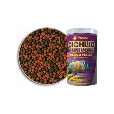 Tropical Cichlid Omnivore Medium Pellet 500мл/180г